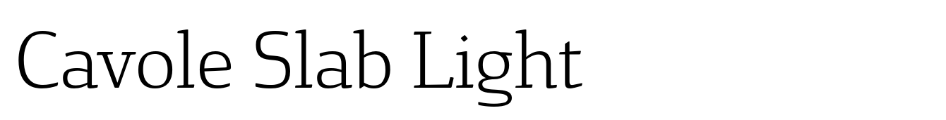 Cavole Slab Light